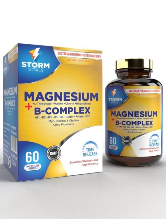 Storm Vitals Magnesium + B-Complex | Recharge Your Strength